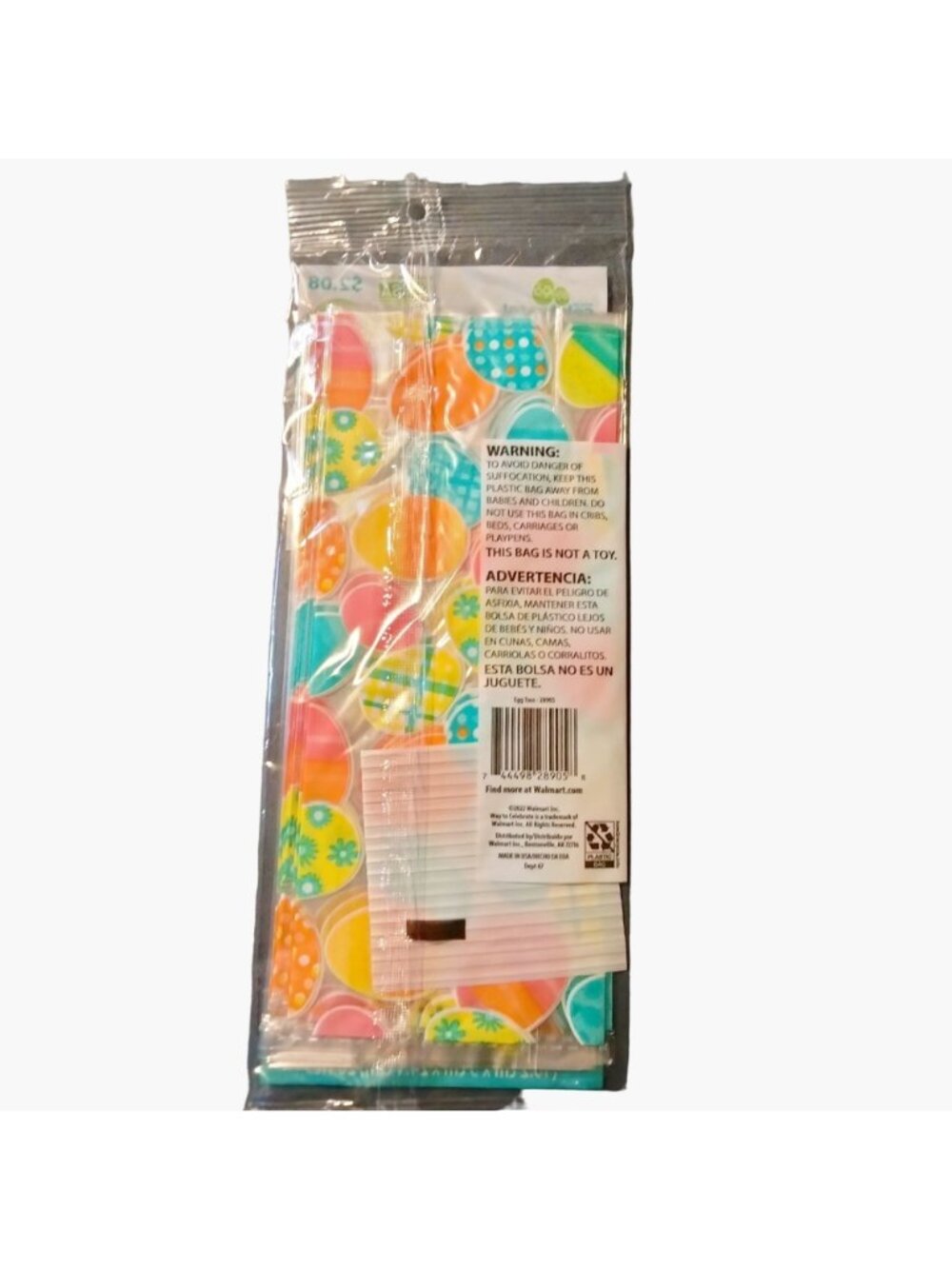 Easter Egg Treat Bags 20 Twist Ties Cookie - Picture 2 of 7